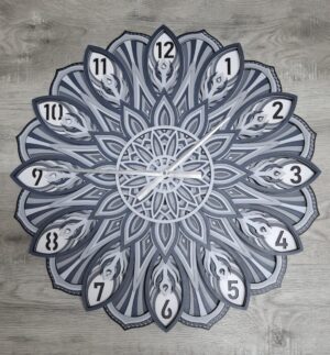 60cm sunflower clock