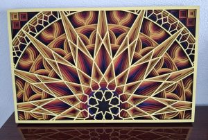 Sunrise rays wall art