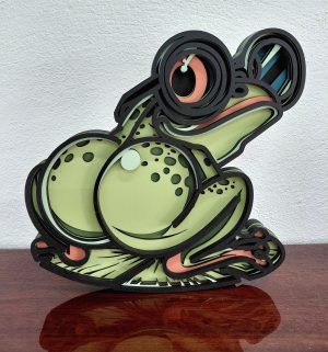 Cheeky frog