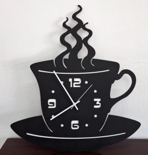Tea cup clock